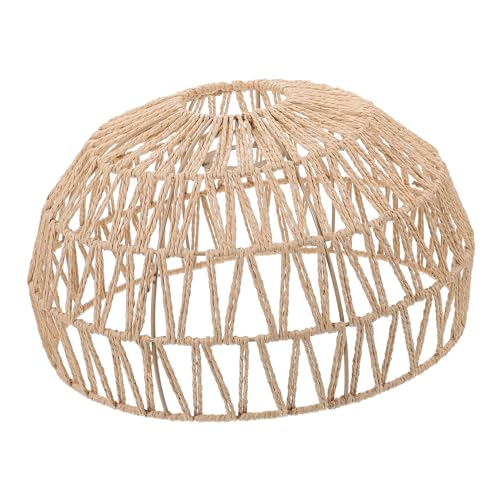 Gadpiparty Retro Lampenschirm aus Geflochtenem Papierseil Hitzebeständig und Farbecht Passend für Deckenleuchten Stehlampen und Wandlampen Einfache Montage für Wohnzimmer Esszimmer und von Gadpiparty