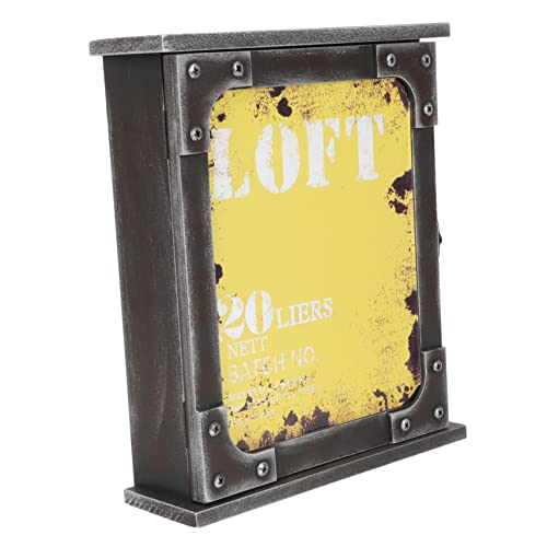 Gadpiparty Retro Schlüsselkasten Aus Holz Schlüsselbrett Code Vintage Schlüsselhalter Für Wand Organizer Innenbereich Dekorative Abschließbare Aufbewahrung Retro von Gadpiparty