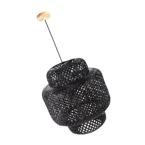 Gadpiparty Retro Stil Pendelleuchte Handgewebter Lampenschirm für Wohnzimmer Schlafzimmer Restaurant nicht Enthaltene Gadpiparty Retro Stil Pendelleuchte Handgewebter Lampenschirm für Wohnzimmer Schlafzimmer Restaurant nicht Enthaltene von Gadpiparty
