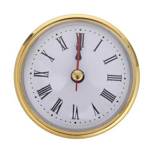 Gadpiparty Retro Uhrwerk mit Quartz-präzision Goldgerahmtes Römisches Ziffern-zifferblatt Geräuschloses Wanduhr-ersatzteil DIY-uhrwerk für Vintage Möbel und Dekorative Reparatur Gadpiparty Retro Uhrwerk mit Quartz-präzision Goldgerahmtes Römisches Ziffern-zifferblatt Geräuschloses Wanduhr-ersatzteil DIY-uhrwerk für Vintage Möbel und Dekorative Reparatur von Gadpiparty