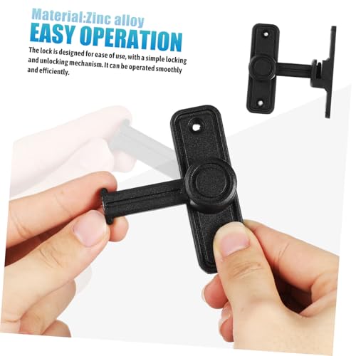 Gadpiparty Robuster Türschloss Riegel Flip Latch aus Zinklegierung mit Pick Funktion für Garagentor und Zaun Vielseitig Montierbar Einfache Installation und Langlebiger Schutz von Gadpiparty