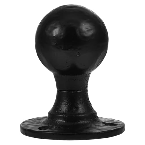 Gadpiparty Runde Kugel-Schrankknöpfe Aus Gusseisen Griffe Für Schrank Kleiderschrank Schublade Tür Möbelbeschläge Schwarz von Gadpiparty