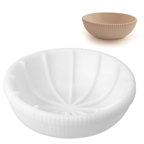 Gadpiparty Runde Silikon-schüsselform für Epoxidharz Gießen Glatte Oberfläche Vielseitig für Schmuck Kerzenhalter Pflanzgefäße DIY Deko und Aufbewahrungsbehälter Flexible Resin Gussform von Gadpiparty