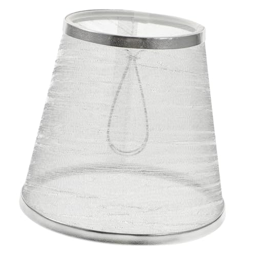 Gadpiparty Runder Lampenschirm aus Stoff und Einfacher Stil Weiches Licht Langlebig Einfach zu Montieren Geeignet als Ersatz für Tischleuchte und Wandlampe Transparenter Lampenschirm mit von Gadpiparty