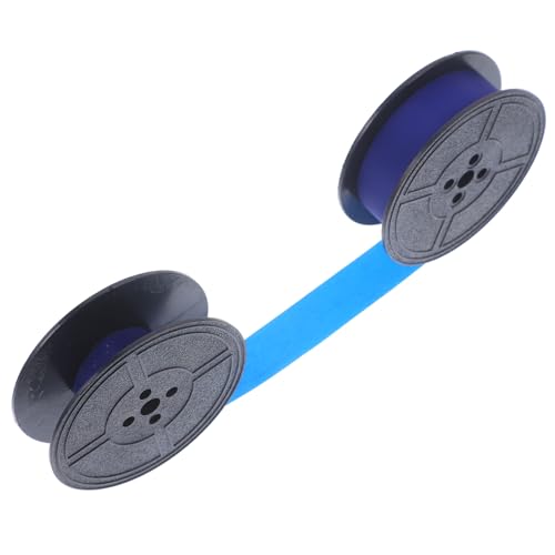 Gadpiparty Schreibmaschinenband Band für leichtes Farbband schwarzes und weißes Band Praktisches Band Schreibmaschine farbband Schreibmaschinenfarbband Ersatzfarbband Nylon-Farbband Blue von Gadpiparty