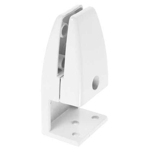 Gadpiparty Schreibtisch-Bildschirmclip Tischklemme Klemmen für Schreibtischteiler USB Schreibtisch-Trennwand Schreibtisch-Trennklammer Trennwandklemme aus Metallglas Aluminiumlegierung Weiß von Gadpiparty
