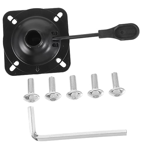 Gadpiparty Schreibtischstuhl Basisersatz Ergonomischer Drehstuhl Sitzmechanismus Steuerung Bürostuhl Gaming Stuhl Ersatzteile Stuhlbasismontage Edelstahl Schwarz von Gadpiparty