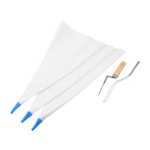 Gadpiparty Schwerer Fugenmörtelbeutel mit Metallspitze Luftdicht Verschließbar Reißfest Präzise Dosierung für Wand und Fliesen Langlebiges für Mörtel Zementauftrag von Gadpiparty