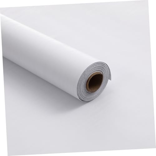 Gadpiparty Selbstklebende Dicke Wasserfeste und Ölbeständige Weiße Wandtapete für Möbel und Wände Leicht Zuschneidbar Rückstandsfrei Entfernbar Matte Oberfläche Moderne Raumdekoration von Gadpiparty