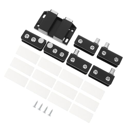 Gadpiparty Selbstöffnendes Glasscharnier aus Edelstahl Robust und Rostfrei für Badezimmerschränke und Vitrinentüren Einfache Montage Geräuscharm und Langlebig Geeignet für Verschiedene von Gadpiparty