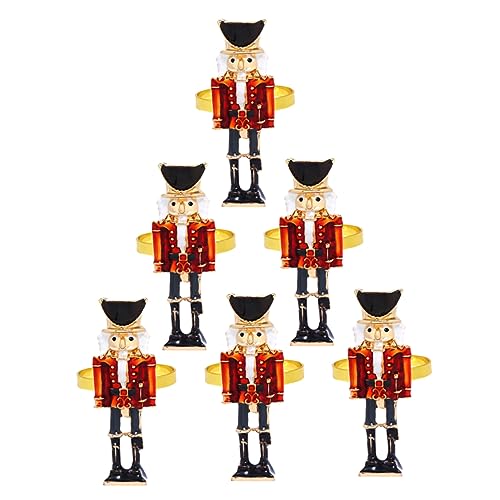 Gadpiparty Serviettenringe 6 Stücke Weihnachtsserviettenhalter für Tischdekoration Dekorative Serviettenschnallen für Feiern Hochzeiten Weihnachten und Partys Gadpiparty Serviettenringe 6 Stücke Weihnachtsserviettenhalter für Tischdekoration Dekorative Serviettenschnallen für Feiern Hochzeiten Weihnachten und Partys von Gadpiparty