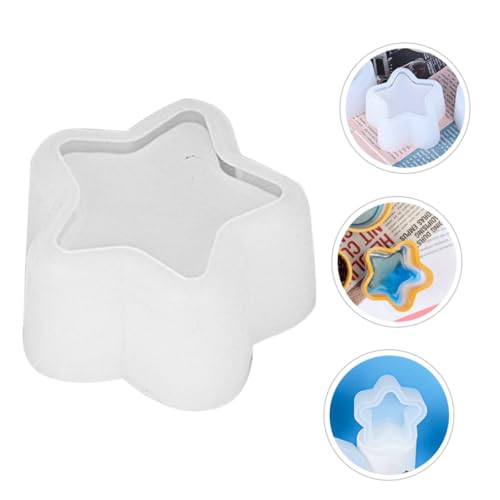 Gadpiparty Silikonform Blumentopf Sternform DIY Pflanzgefäß Gießform für Tischdeko Verschleißfestes Silikon Glatte Oberfläche Vielseitig für Heim und Bastelbedarf Einfache von Gadpiparty