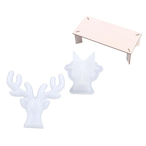 Gadpiparty Silikonform DIY Gießform Antler Geweih Form für Schmuckhalter Desktop Dekoration Langlebig Wiederverwendbar Leicht zu Reinigen Bastelset für Harzgießen von Gadpiparty