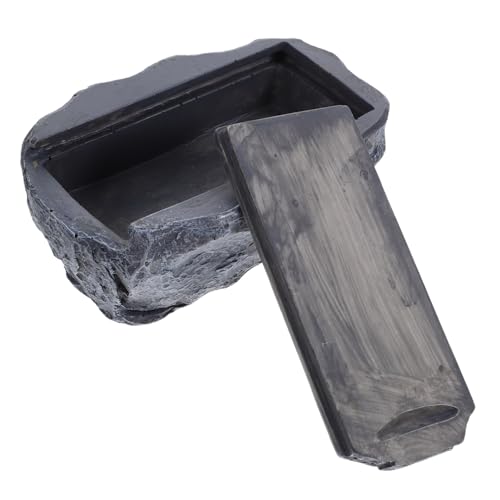 Gadpiparty Simulation Stein Schlüsselhalter mit Geheimfach Wetterfester Outdoor Key Hider in Natürlicher Steinoptik Dekoratives Gartenversteck für Ersatzschlüssel Robustes Kunststein Design von Gadpiparty