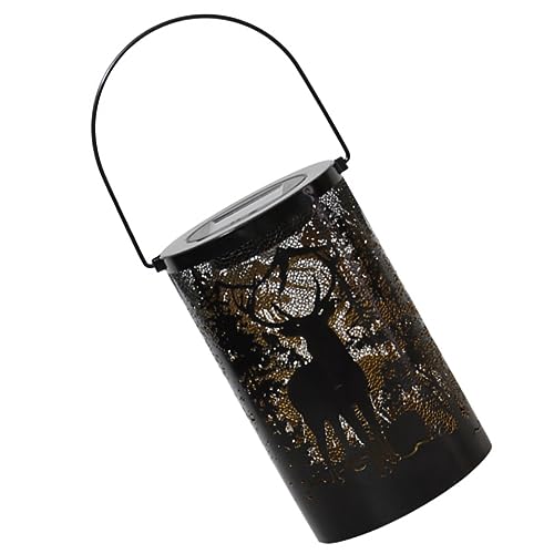 Gadpiparty Solar Laterne Outdoor Garten Decor Eisen Gefertigt Hirsch Form Solar Hängen Lampe von Gadpiparty