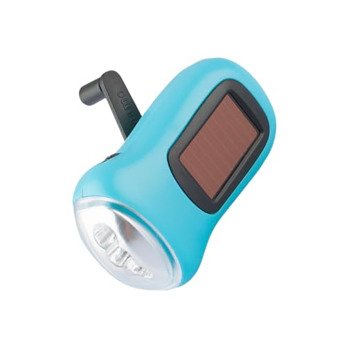 Gadpiparty Solarbetriebene Led Taschenlampe Mit Handkurbel Tragbare Kompakte Und Leichte Taschenlampe Für Camping Und Notfälle Hergestellt Aus Robustem Material Für Unterwegs Zufälligen von Gadpiparty