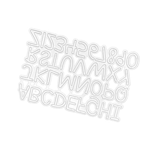 Gadpiparty Stanzformen in Form Englischer Buchstaben Aus Kohlenstoffstahl Prägevorlagen Metall-stanzformen Für DIY-alphabetförmige Schablonen Bastelschablonen von Gadpiparty