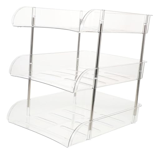 Gadpiparty Stapelbarer Dokumentenablagekorb Robuster Desktop Organizer für Bücher und Schreibutensilien Platzsparender Schreibtisch Büro Aufbewahrungsständer Gadpiparty Stapelbarer Dokumentenablagekorb Robuster Desktop Organizer für Bücher und Schreibutensilien Platzsparender Schreibtisch Büro Aufbewahrungsständer von Gadpiparty