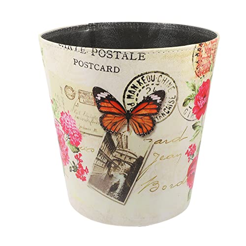 Gadpiparty Vintage Leder Mülleimer 10L Multifunktionaler Abfallbehälter für Zuhause Wasserabweisend Retro Design für Büro und Schlafzimmer Gadpiparty Vintage Leder Mülleimer 10L Multifunktionaler Abfallbehälter für Zuhause Wasserabweisend Retro Design für Büro und Schlafzimmer von Gadpiparty
