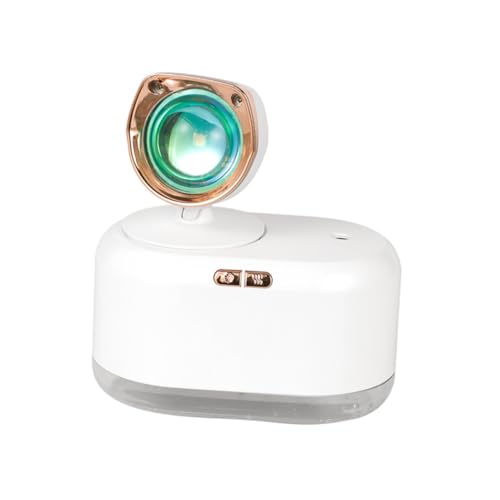 Gadpiparty Sunset Projektion Luftbefeuchter USB Wiederaufladbar Leise Luftbefeuchter mit Stimmungslicht Für Schlafzimmer Büro Hautbefeuchtung und Raumluftverbesserung von Gadpiparty