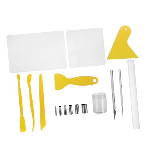 Gadpiparty Teiliges Modellierwerkzeug Set Robustem Acryl Leichtes Tragbares Skulptur und Formwerkzeug für Detailgenaues DIY Clay Carving Schaber und Tonrolle Vielseitig für Töpfern und Gadpiparty Teiliges Modellierwerkzeug Set Robustem Acryl Leichtes Tragbares Skulptur und Formwerkzeug für Detailgenaues DIY Clay Carving Schaber und Tonrolle Vielseitig für Töpfern und von Gadpiparty
