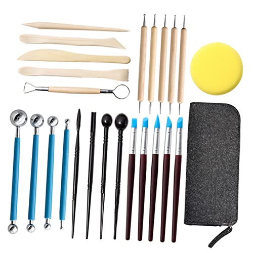 Gadpiparty Modellierwerkzeug Mit Polymer Clay Werkzeug Skulptur Werkzeug Für Modellieren Schnitzen Formen Und Glätten Von Tonskulpturen von Gadpiparty