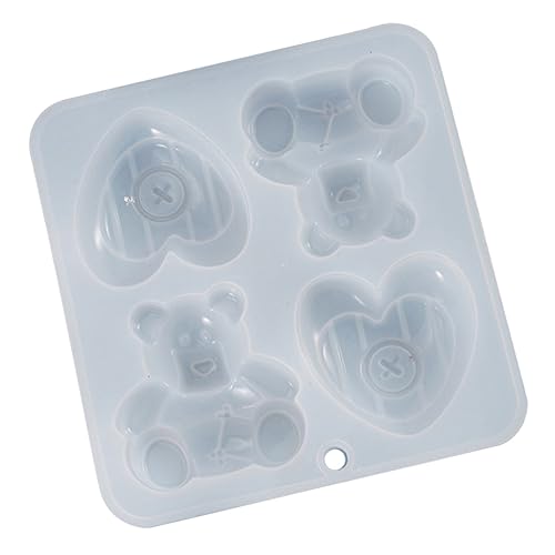 Gadpiparty Tier Silikonform für Untersetzer Bärenform DIY Gießform Hochwertigem Silikon Einfach zu Entformen für Bastelprojekte und von Gadpiparty