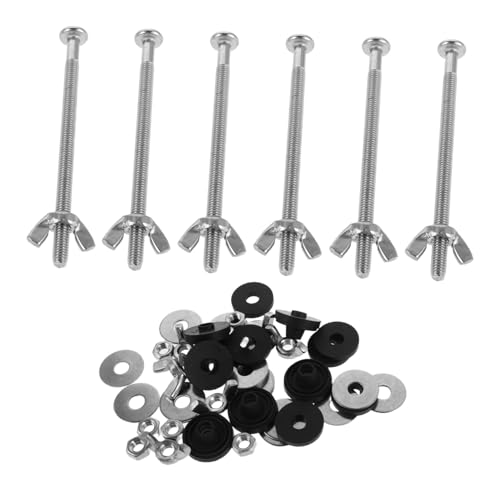 Gadpiparty Toilettentank Schraubenset Edelstahl Befestigungsschrauben für Wc-spülkasten zur Stabilen Montage von Spülkasten und Toilettenschüssel Rostfrei Einfache Installation Langlebig und Gadpiparty Toilettentank Schraubenset Edelstahl Befestigungsschrauben für Wc-spülkasten zur Stabilen Montage von Spülkasten und Toilettenschüssel Rostfrei Einfache Installation Langlebig und von Gadpiparty