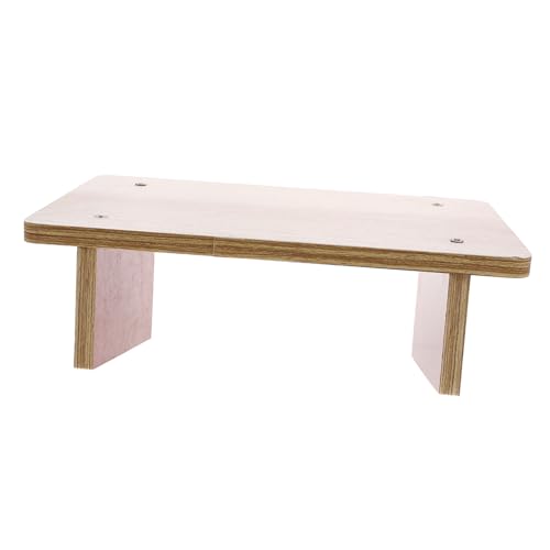 Gadpiparty Toilettenhocker Aus Holz Rutschfester Fußhocker Für Badezimmer Und Wohnzimmer Ergonomisch Stabil Für Gesunde Sitzhaltung Und Vielseitige Nutzung von Gadpiparty