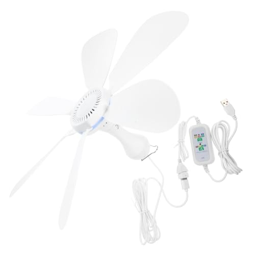 Gadpiparty Tragbarer USB Deckenventilator für Camping Hängender Mini mit Fernbedienung Leise Stabil und Installieren für Zelt und Outdoor Aktivitäten von Gadpiparty