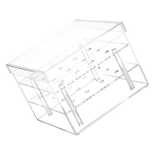 Gadpiparty Transparente Acryl Aufbewahrungsbox für Ewige Blumen Blumendekoration Geschenkbox für Hochzeit Valentinstag Geburtstage Stilvolle Verpackung für Rosen und Blumen von Gadpiparty