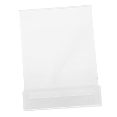 Gadpiparty Transparente Bücherstütze Doppelseitiger Buchhalter für Desktop Langlebiger Präsentationsständer für Bücher und Zeitschriften für Büro und Zuhause von Gadpiparty
