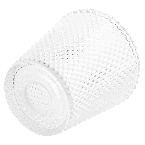 Gadpiparty Transparenter Glas Lampenschirm DIY Hängelampe Lampenabdeckung für Wohnzimmer Tischleuchte mit Einfachem Design und Langlebiger Struktur als Ersatzglas für Pendelleuchten von Gadpiparty