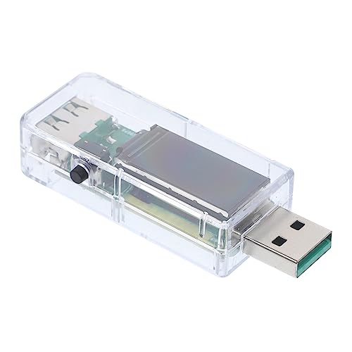 Gadpiparty USB Power USB Tester Multimeter für Spannung Strom und Temperaturmessung Geeignet für Schnellladegeräte Powerbanks und Präzise Datenerfassung mit LCD Anzeige Gadpiparty USB Power USB Tester Multimeter für Spannung Strom und Temperaturmessung Geeignet für Schnellladegeräte Powerbanks und Präzise Datenerfassung mit LCD Anzeige von Gadpiparty