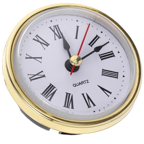 Gadpiparty Runder Uhreneinsatz – Römische Ziffern Vintage-Stil Uhr-gesichtseinsätze Zum Basteln von Gadpiparty