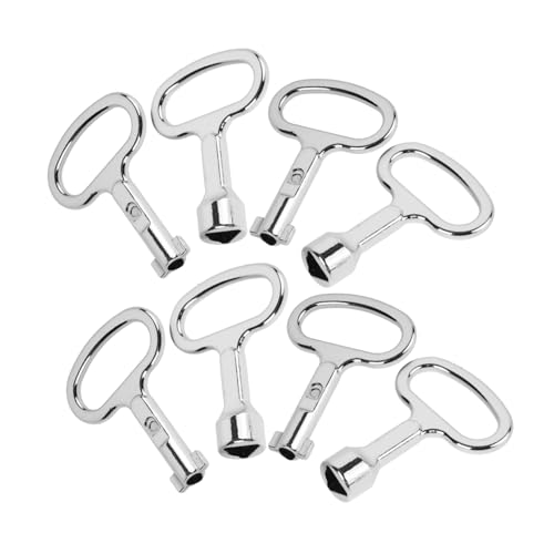 Gadpiparty Universal Schlüssel 8 Stück Verteilerkasten Schlüsselkästen Werkzeug Sanitärschlüssel Elektrischer Schrankschlüssel Utility Schlüssel Metall Wasserschlüssel Sanitär Handwerkzeug Gadpiparty Universal Schlüssel 8 Stück Verteilerkasten Schlüsselkästen Werkzeug Sanitärschlüssel Elektrischer Schrankschlüssel Utility Schlüssel Metall Wasserschlüssel Sanitär Handwerkzeug von Gadpiparty