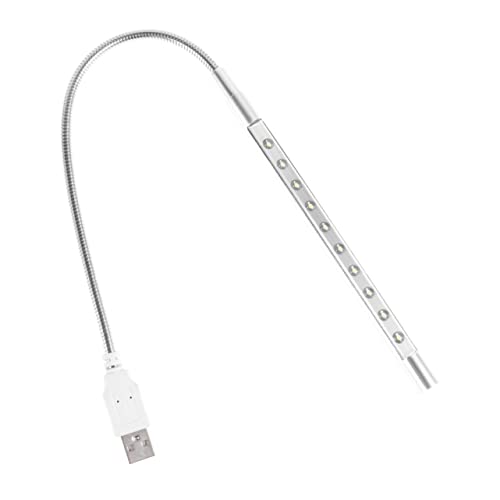 Gadpiparty Usb-tastatur-licht Laptop-licht Flexible Metallleuchte Drehbar Augenschutzlampe Usb-beleuchtung Kleine Tischleuchte Led- Für Pc Energiesparend Klare Sicht Im Dunkeln von Gadpiparty