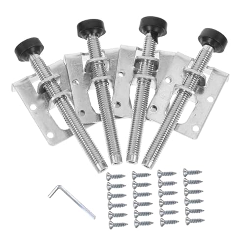 Gadpiparty Verstellbare Möbel nivellierfüße Schwerlast mit Rutschfesten Pads für Unebene Böden Seitlich Montierbare Kabinett füße Schrauben für Tische Schränke Möbel Gadpiparty Verstellbare Möbel nivellierfüße Schwerlast mit Rutschfesten Pads für Unebene Böden Seitlich Montierbare Kabinett füße Schrauben für Tische Schränke Möbel von Gadpiparty