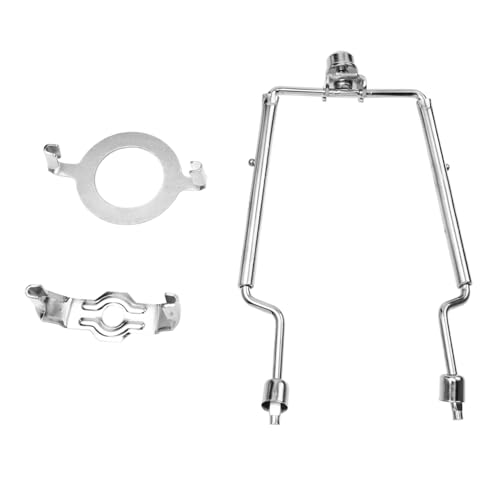 Gadpiparty Verstellbarer Lampenschirmhalter aus Robustem in Silber Lampenschirm Hornrahmen mit Adapter Stabile DIY Halterung für Tisch Steh und Schreibtischlampen Gadpiparty Verstellbarer Lampenschirmhalter aus Robustem in Silber Lampenschirm Hornrahmen mit Adapter Stabile DIY Halterung für Tisch Steh und Schreibtischlampen von Gadpiparty