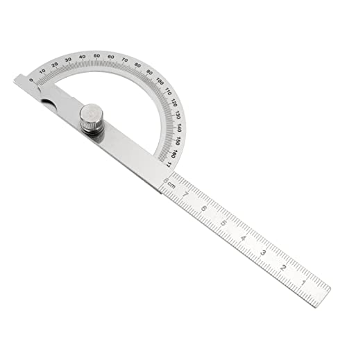 Gadpiparty Verstellbarer Winkelmesser Drehbar mit Arretierung Multifunktionaler Winkelmesser und Holzarbeitslineal für Präzises Messen und Anreißen von Gadpiparty