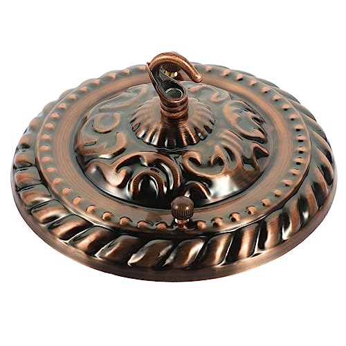 Gadpiparty Vintage Deckenbaldachin für Kronleuchter Robuste Montageplatte mit Retro Finish für Pendelleuchten und Wandlampen für Diy Beleuchtung und Innenraumdekoration von Gadpiparty