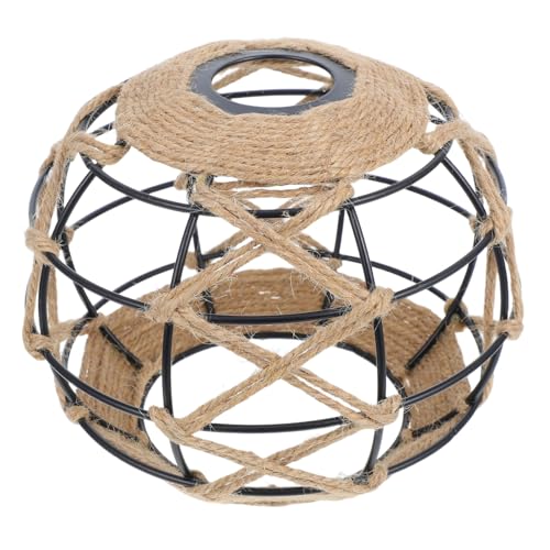 Gadpiparty Vintage Eisen Lampenschirm Retro Rattan Hängelampe mit Seil Industrial Stil für Wohnzimmer Restaurant Deckenleuchte Gadpiparty Vintage Eisen Lampenschirm Retro Rattan Hängelampe mit Seil Industrial Stil für Wohnzimmer Restaurant Deckenleuchte von Gadpiparty