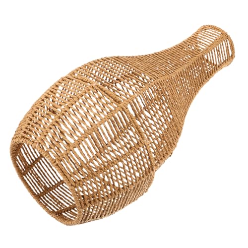 Gadpiparty Vintage Lampenschirm aus Seil und Eisen Langlebiger Hängelampe Lampenschutz Rustikaler Deckenlampenschirm für Bar Wohnzimmer Küche Installieren Geruchsneutral von Gadpiparty