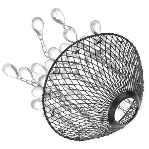 Gadpiparty Vintage Pendelleuchte mit Tropfen Dekoration Retro Lampenschirm für Deckenleuchte Installieren für Wohnzimmer und Schlafzimmer Schwarz von Gadpiparty