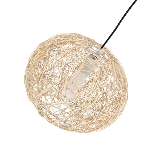 Gadpiparty Vintage Rattan Deckenlampenschirm Kreativer Lampenschirm Geflochtenem für Hängelampen Durchmesser für Schlafzimmer und Wohnzimmer Gadpiparty Vintage Rattan Deckenlampenschirm Kreativer Lampenschirm Geflochtenem für Hängelampen Durchmesser für Schlafzimmer und Wohnzimmer von Gadpiparty