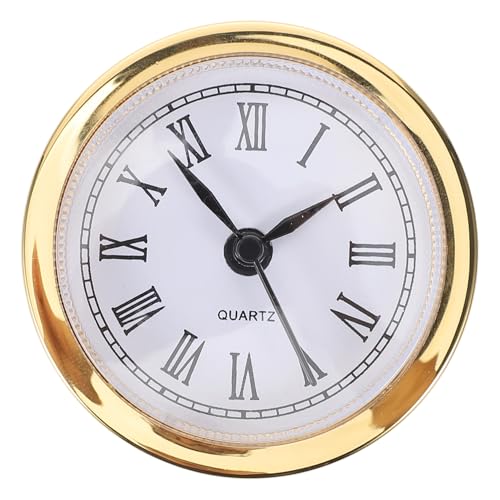 Gadpiparty Vintage Runder Quarzuhrwerk Einsatz mit Einfachem Geräuscharm Langlebig und Kompakt für DIY Uhren und Retro Uhrenkopf Ersatz im Zuhause und Büro Gadpiparty Vintage Runder Quarzuhrwerk Einsatz mit Einfachem Geräuscharm Langlebig und Kompakt für DIY Uhren und Retro Uhrenkopf Ersatz im Zuhause und Büro von Gadpiparty