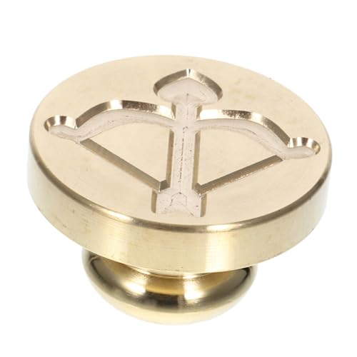 Gadpiparty Wachssiegel Stempelkopf Kupfer Retro Messing Siegelstempel für DIY Karten Briefumschläge und Geschenkverpackungen Langlebig Klare von Gadpiparty