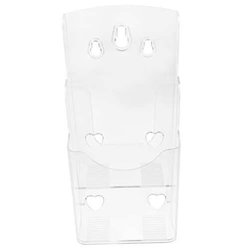 Gadpiparty Wandmontierter Prospektständer aus Acryl Stufiger Flyerhalter für Büro und Zuhause zur Übersichtlichen Präsentation von Broschüren und Visitenkarten Gadpiparty Wandmontierter Prospektständer aus Acryl Stufiger Flyerhalter für Büro und Zuhause zur Übersichtlichen Präsentation von Broschüren und Visitenkarten von Gadpiparty