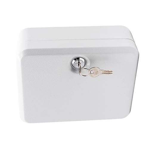 Gadpiparty Wandschlüsselbox Mit Steckplätzen Abschließbarer Schlüsselorganizer Aus Stahl Rostfrei Mit Schlüsselanhängern Für Sichere Schlüsselaufbewahrung Zuhause von Gadpiparty