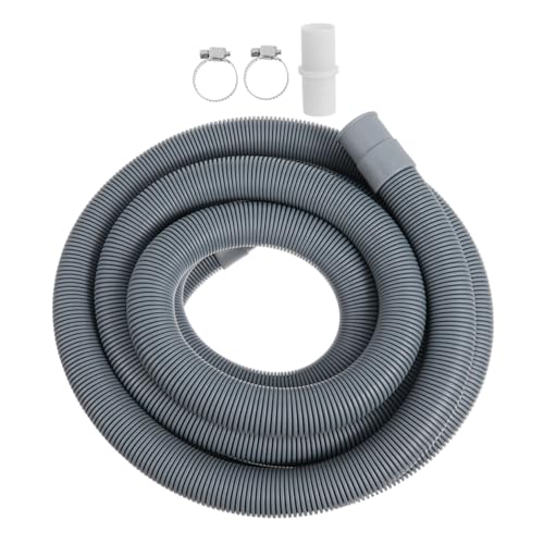 Gadpiparty Waschmaschinenschlauch Verlängerung Kit Flexibler Ablaufschlauch für Waschmaschinen und Geschirrspüler mit Sicheren Klemmen Zuverlässiger Konstruktion und Einfacher von Gadpiparty